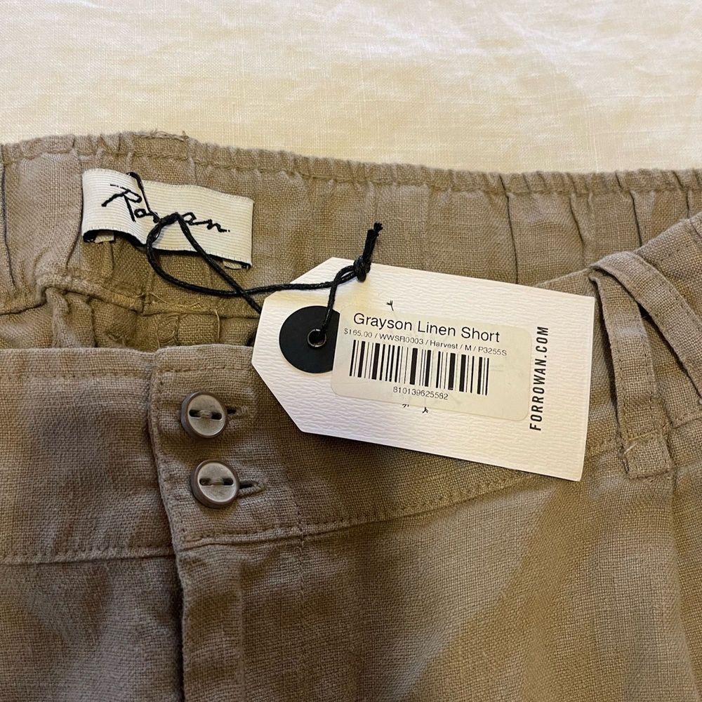 Rowan Grayson Linen Shorts - Harvest